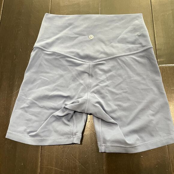 Lululemon Align High-Rise Biker Short 6" Oasis Blue Women's Size 6 - Picture 3 of 3
